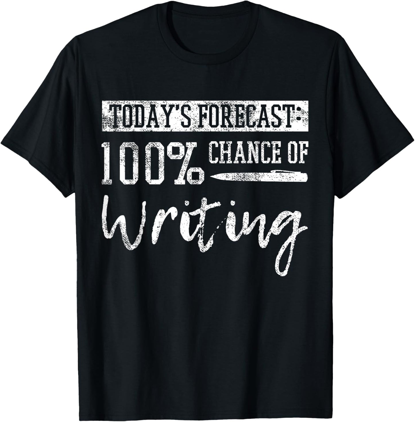 Author Journalist Teacher Writing Gift T-Shirt - T-Shirt | Black