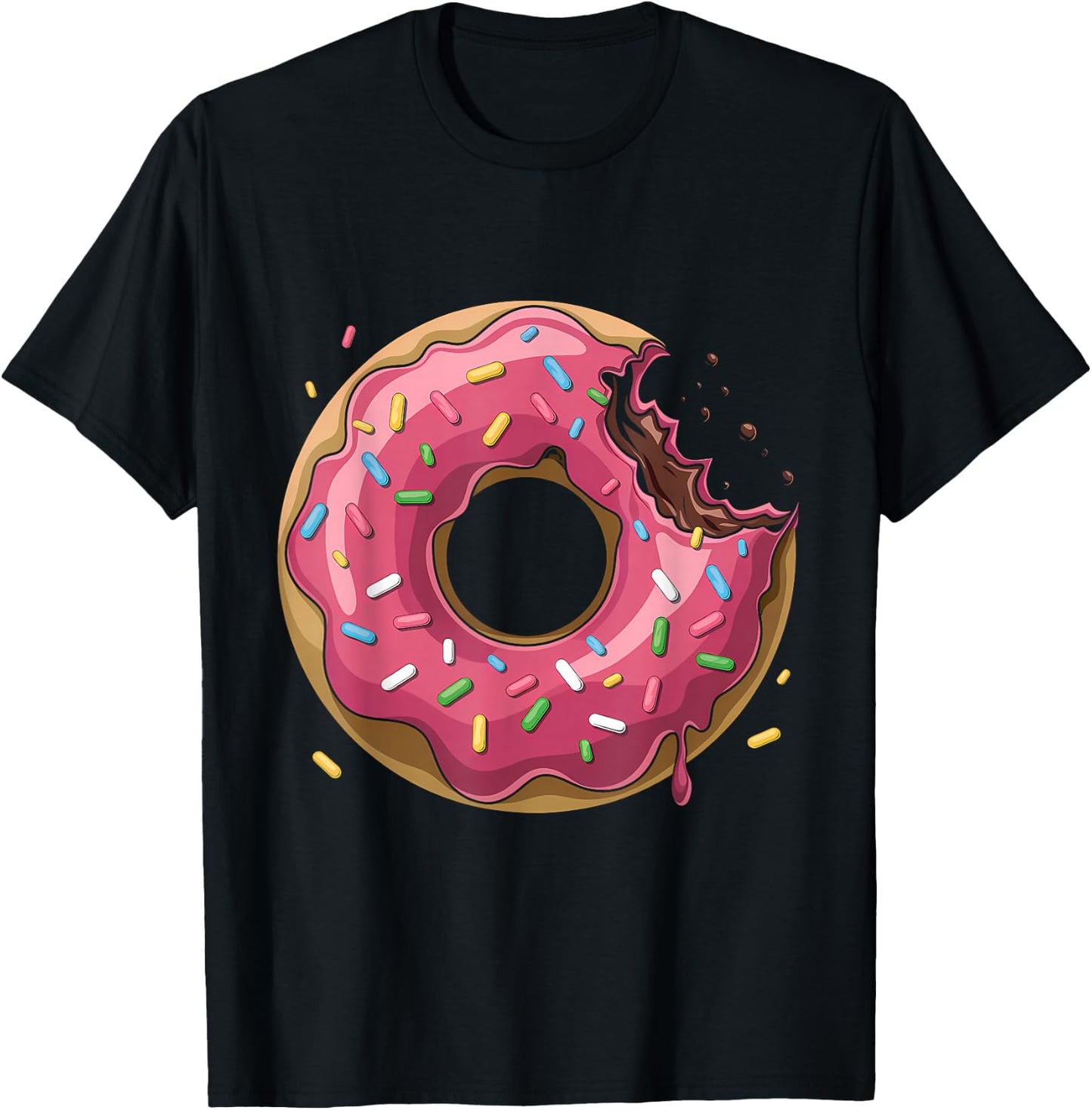 Donut Art Donut Shirt Donut Child Donut T-Shirt - T-Shirt | Black