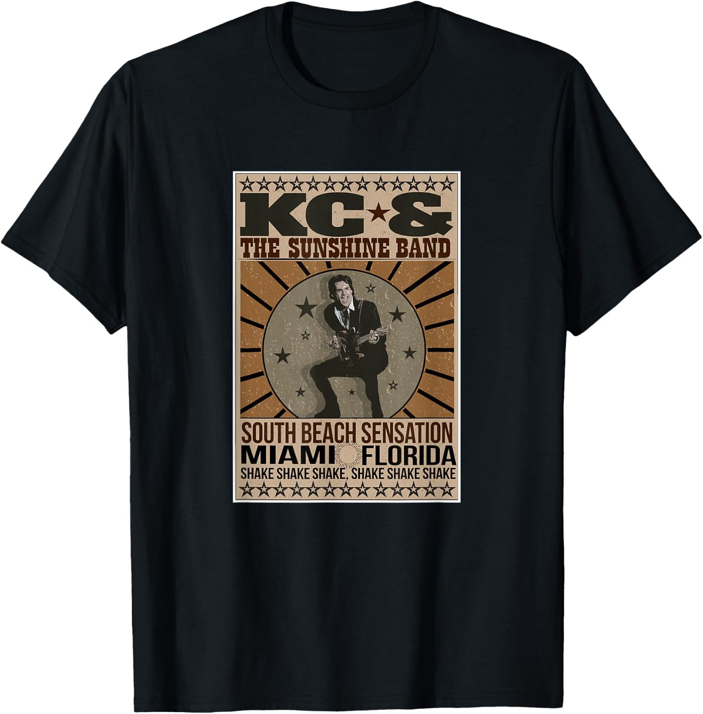 KC Hatch Print Vintage T-Shirt - T-Shirt | Black