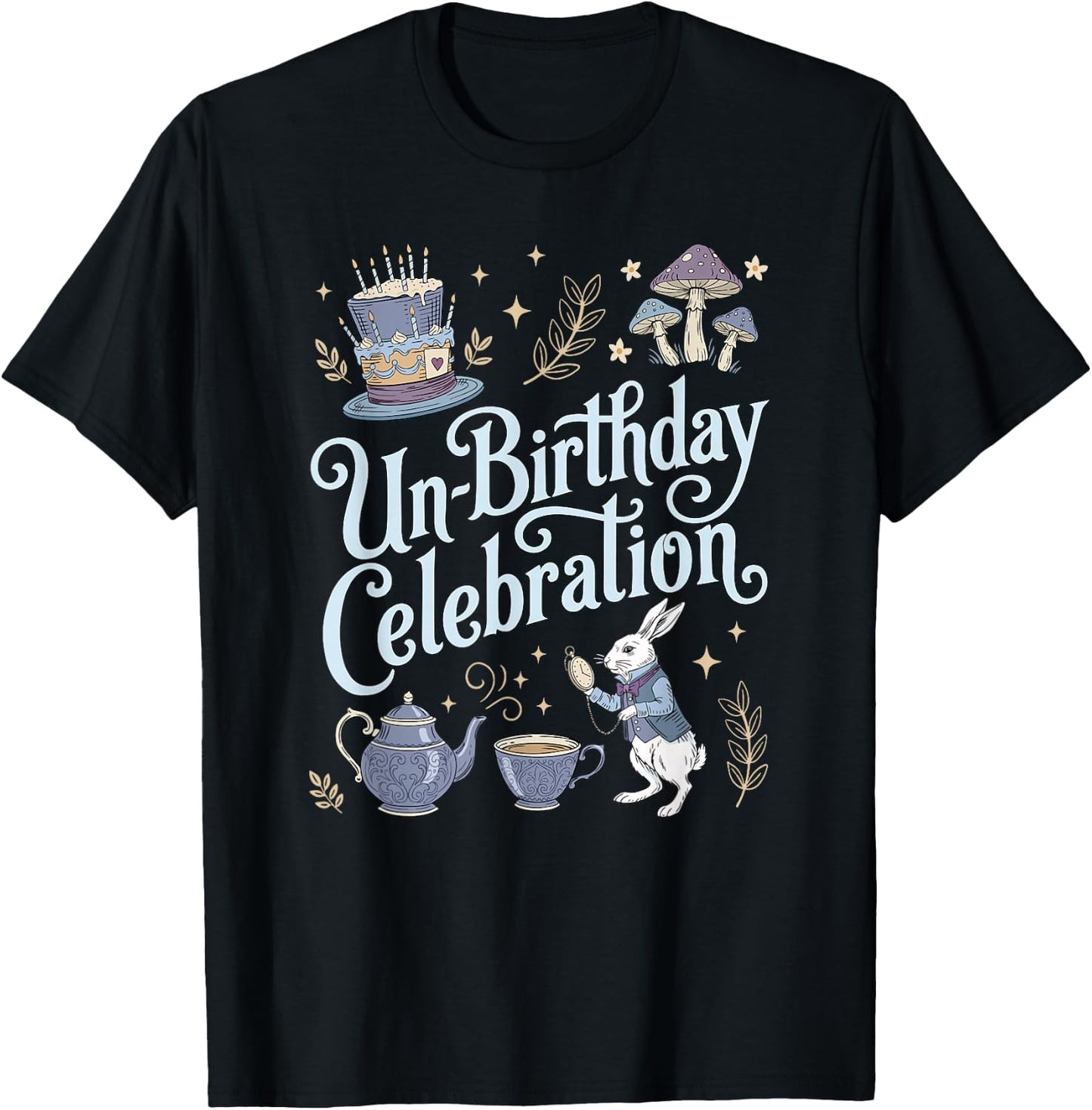 Unbirthday Alice au Pays des Merveilles Anniversaire T-Shirt - T-Shirt | Black