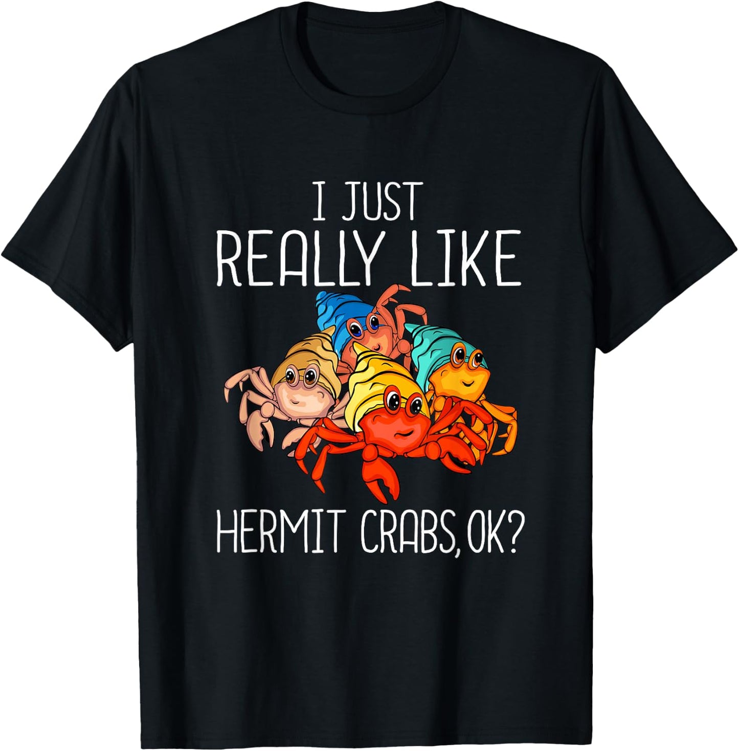 Hermit Crab Lover Fish Tank Pets Hermit Crab T-Shirt - T-Shirt | Black