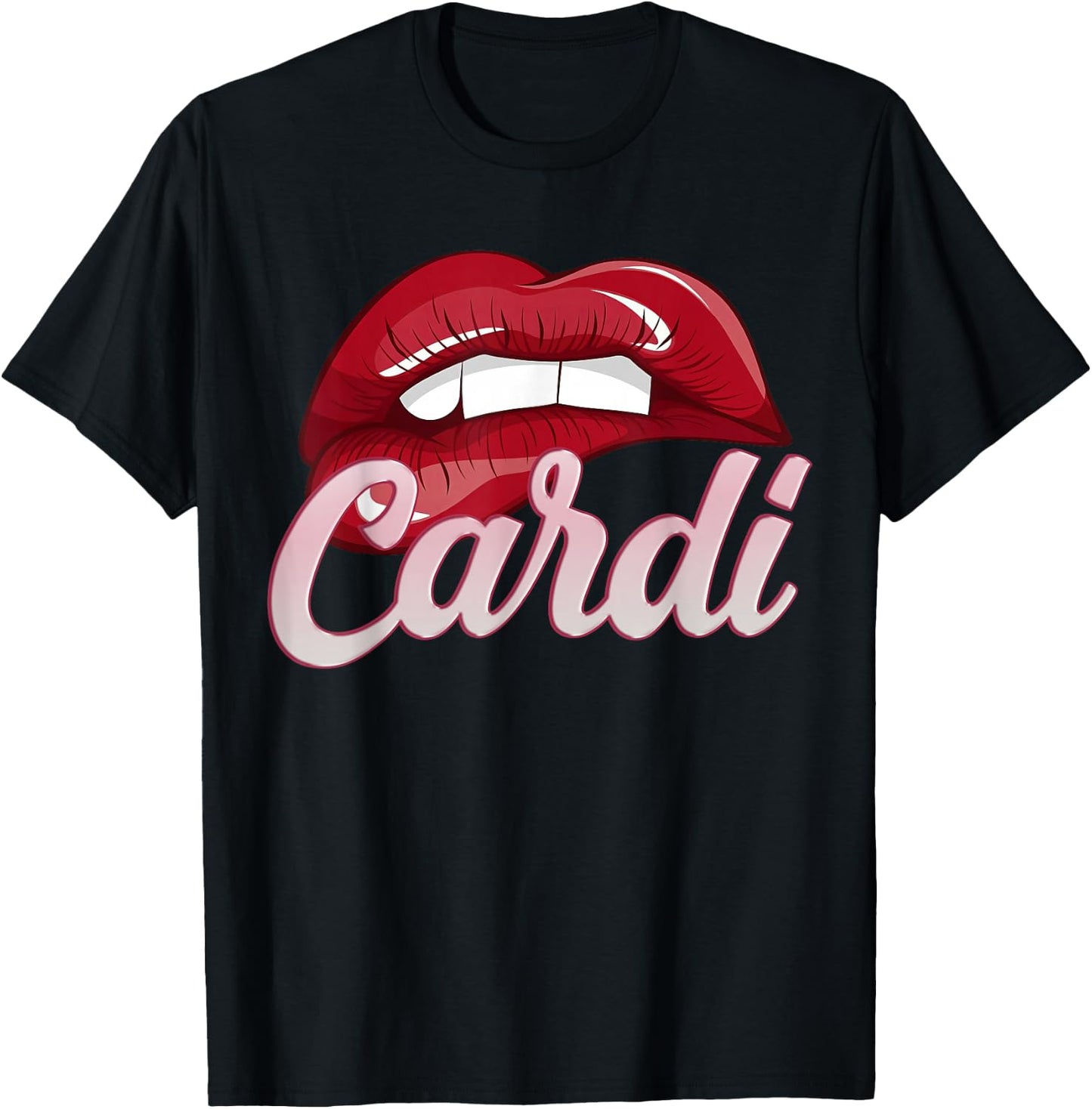 Cardi First Name Birthday Personalized Women Kids T-Shirt - T-Shirt | Black