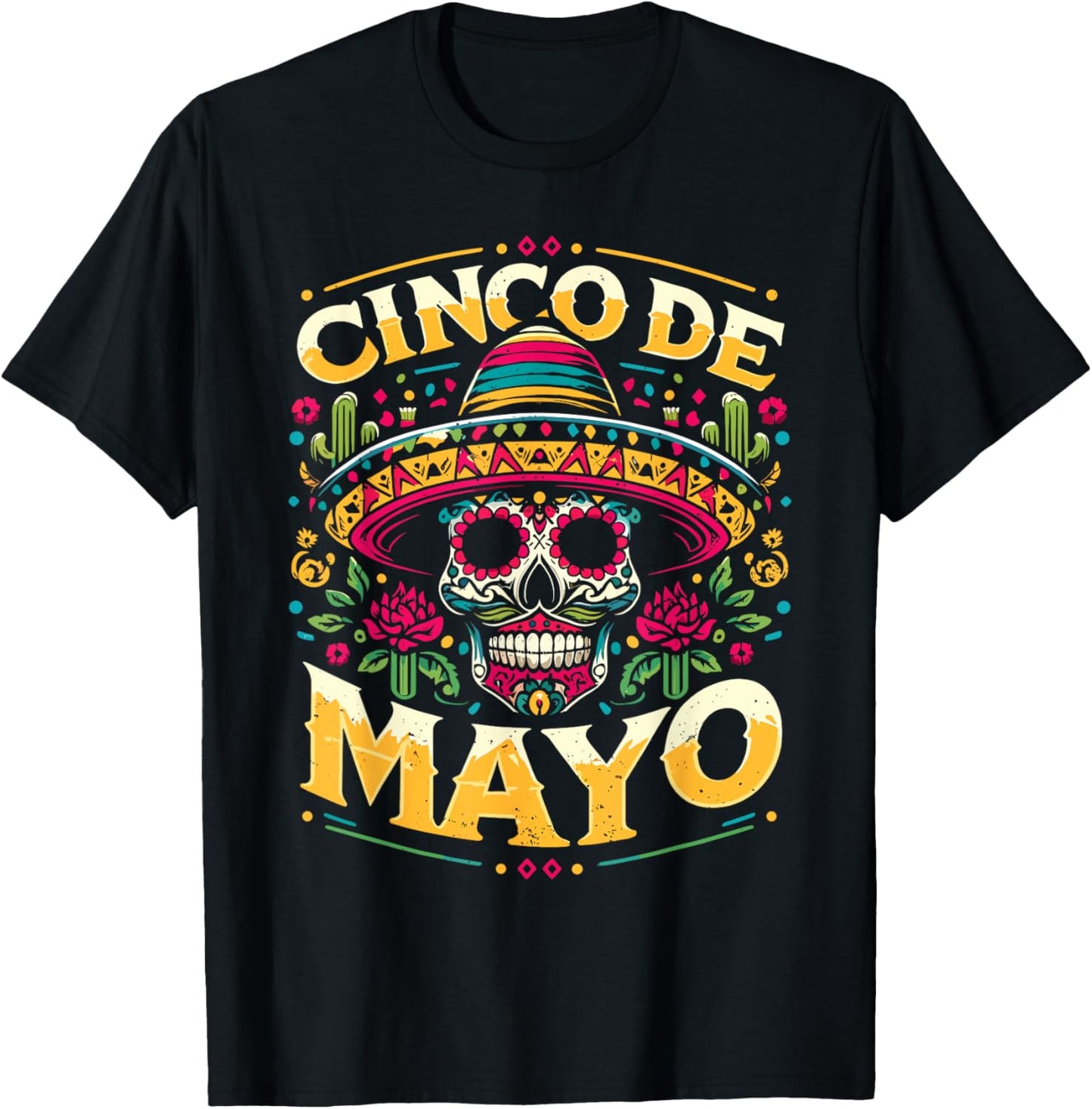 Cinco De Mayo Fiesta Fun Family Match 5 De Mayo T-Shirt - T-Shirt | Black