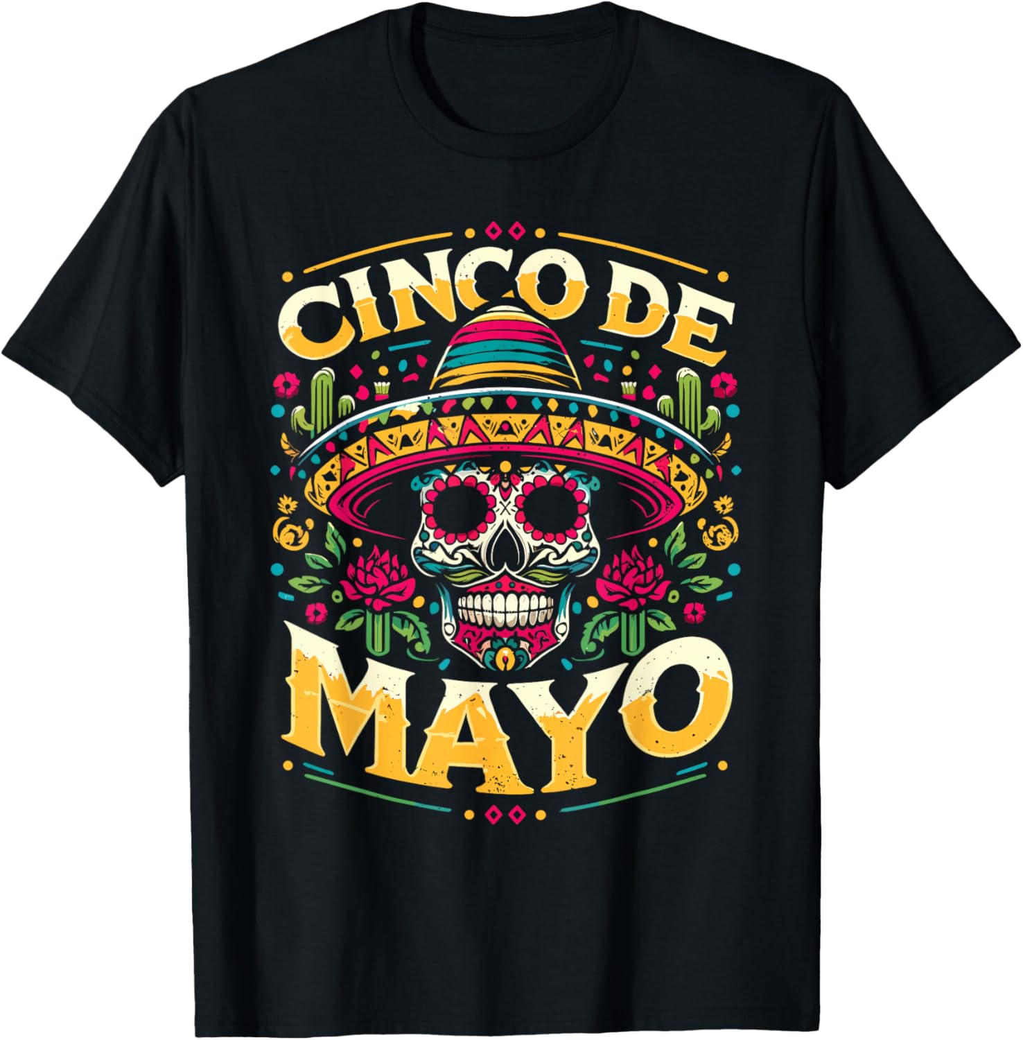 Cinco De Mayo Fiesta Fun Family Match 5 De Mayo T-Shirt - T-Shirt | Black