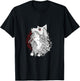 Heilung wolf shaman shirt for viking T-Shirt - T-Shirt | Black