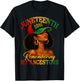 Juneteenth Remembering My Ancestors Black Women Black Queen T-Shirt - T-Shirt | Black