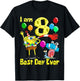 Mademark x SpongeBob SquarePants - SpongeBob I am 8 Years Old Birthday Party T-Shirt - T-Shirt | Black