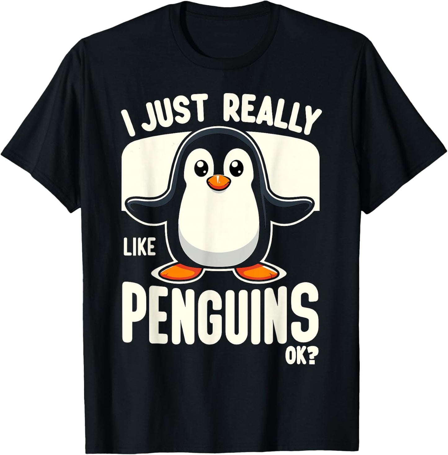 I just really like Penguins ok? T-Shirt - T-Shirt | Black