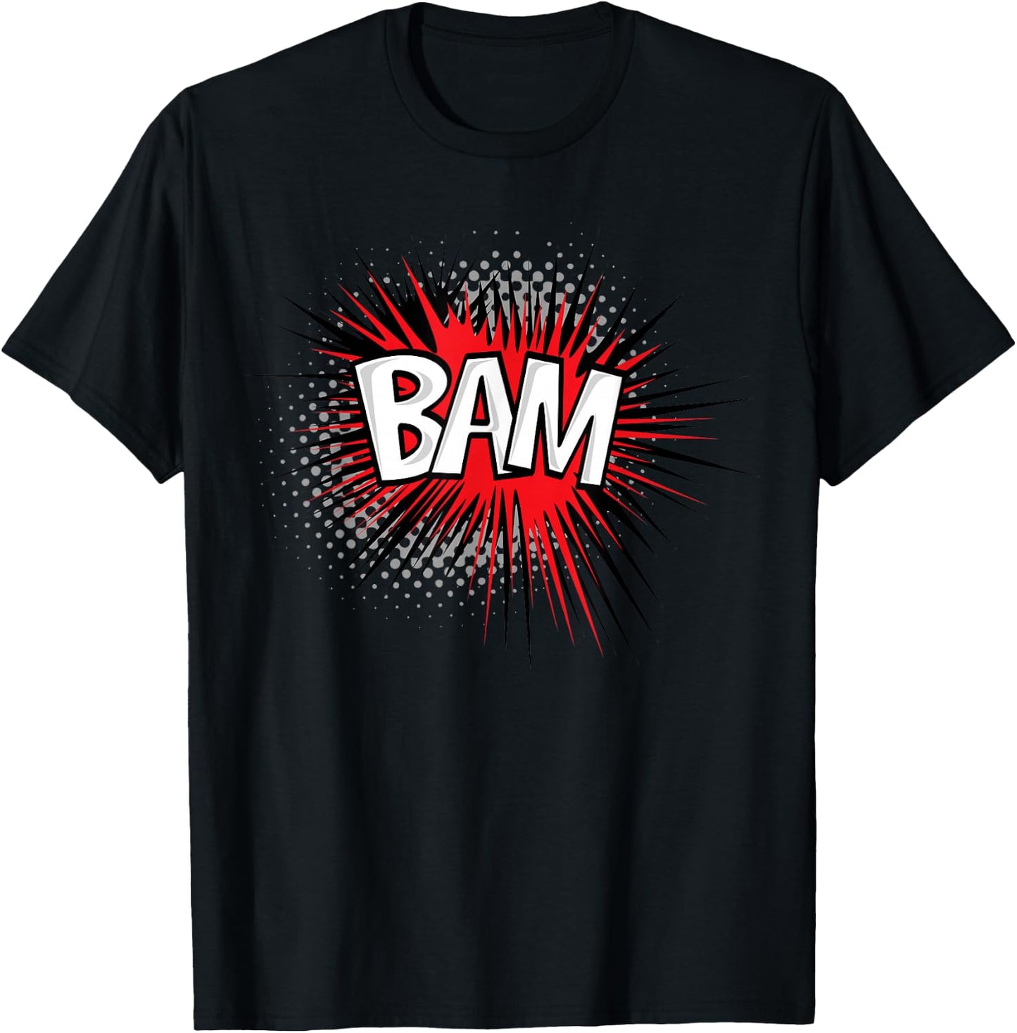 BAM! Iconic Comic Fun Shirt T-Shirt - T-Shirt | Black