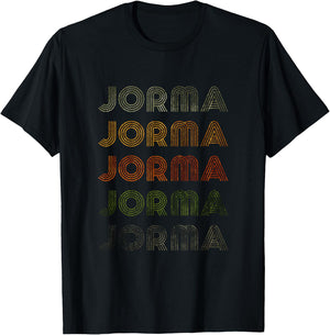 Love Heart Jorma Grunge Vintage Style Black Jorma T-Shirt - T-Shirt | Black