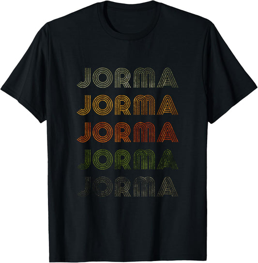 Love Heart Jorma Grunge Vintage Style Black Jorma T-Shirt - T-Shirt | Black
