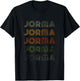 Love Heart Jorma Grunge Vintage Style Black Jorma T-Shirt - T-Shirt | Black