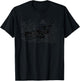 Black-banded Sea Krait Erabu Snake Vintage Ophiology Art T-Shirt - T-Shirt | Black
