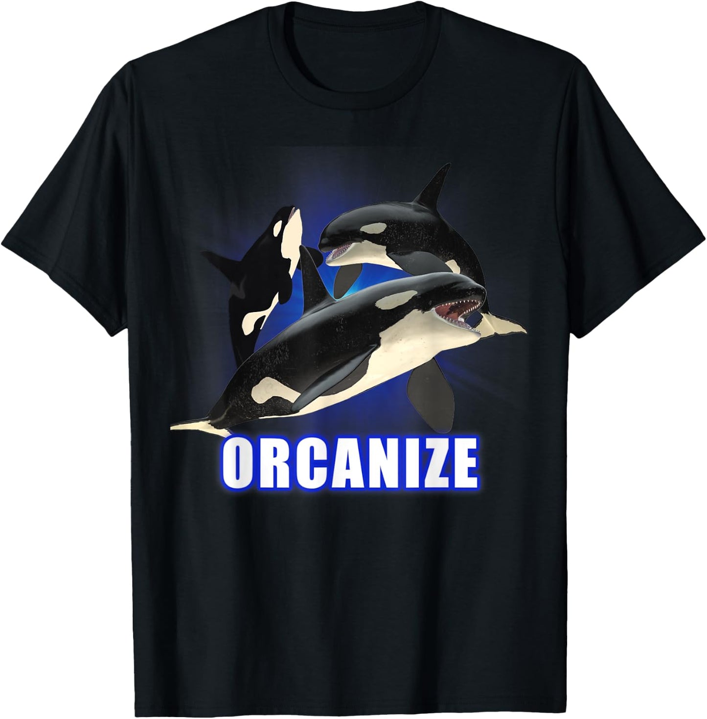ORCANIZE Orcas Organzie Support T-Shirt - T-Shirt | Black