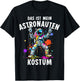Astronaut Costume for Fancy Dress and Carnival Astronaut , black T-Shirt - T-Shirt | Black