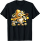 Funny Summer Graphic Bee Lover Daisy Flower Gnome T-Shirt - T-Shirt | Black