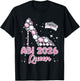 Abitur Queen Abi 2026 Abiturientinnen Lustiges Abitur T-Shirt - T-Shirt | Black