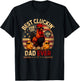 Funny Best Cluckin' Dad Ever America 250,Dad Patriotic USA T-Shirt - T-Shirt | Black