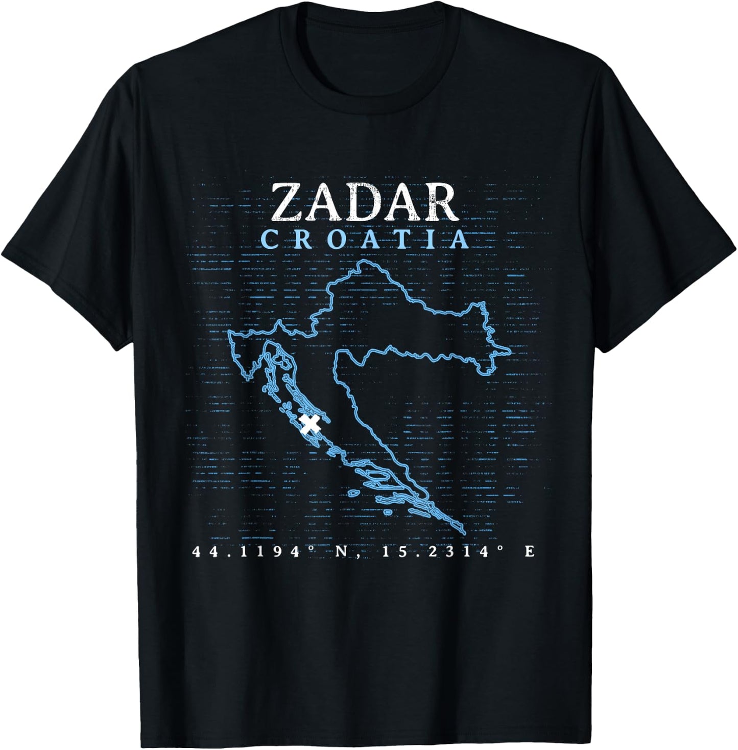 Croatia Zadar T-Shirt - T-Shirt | Black