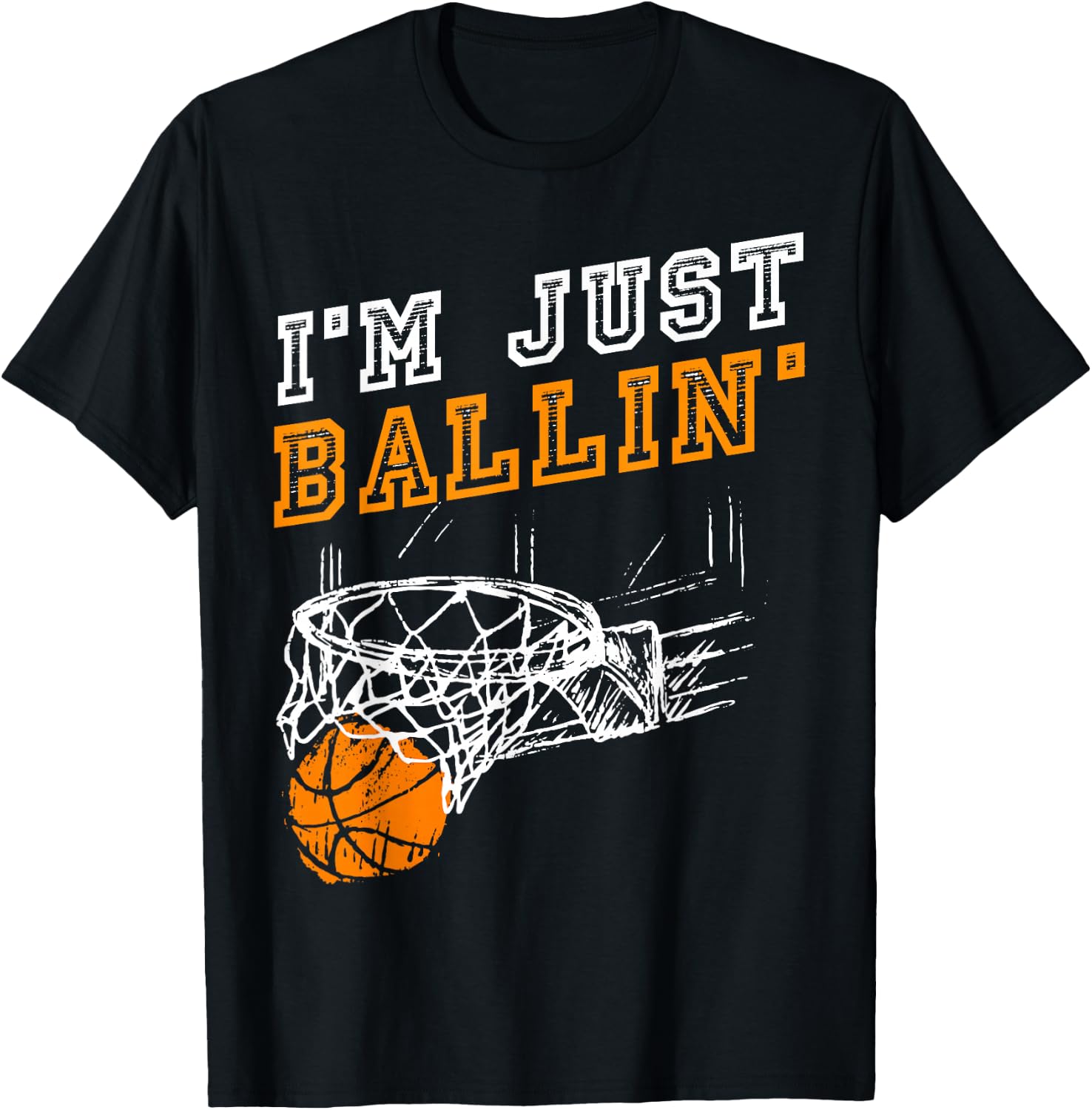 Basketball Geschenkidee Streetball Herren Kinder Jungs Coach T-Shirt - T-Shirt | Black