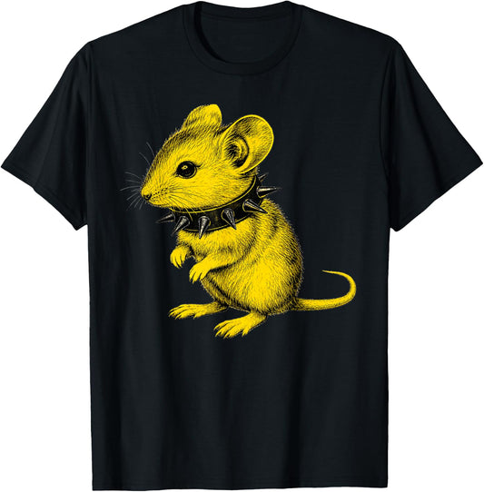 Rocker Baby Mouse Punk Metal Rock and Roll Music Toddler Boys T-Shirt - T-Shirt | Black