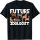 Future Zoologist Zoo Safari Wild Animal Lovers T-Shirt - T-Shirt | Black