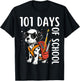 100 Days Of School Dalmatian Dog Shirt For Kids Boys Girls T-Shirt - T-Shirt | Black