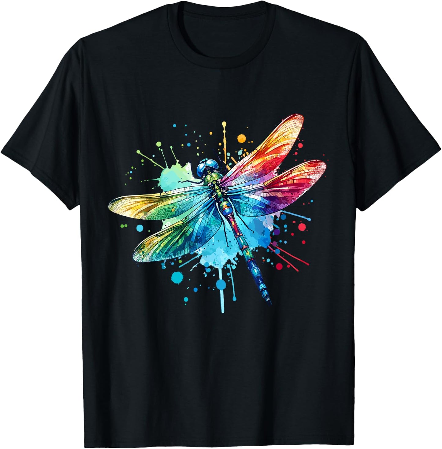 Bunte Libellen, Libellen T-Shirt - T-Shirt | Black