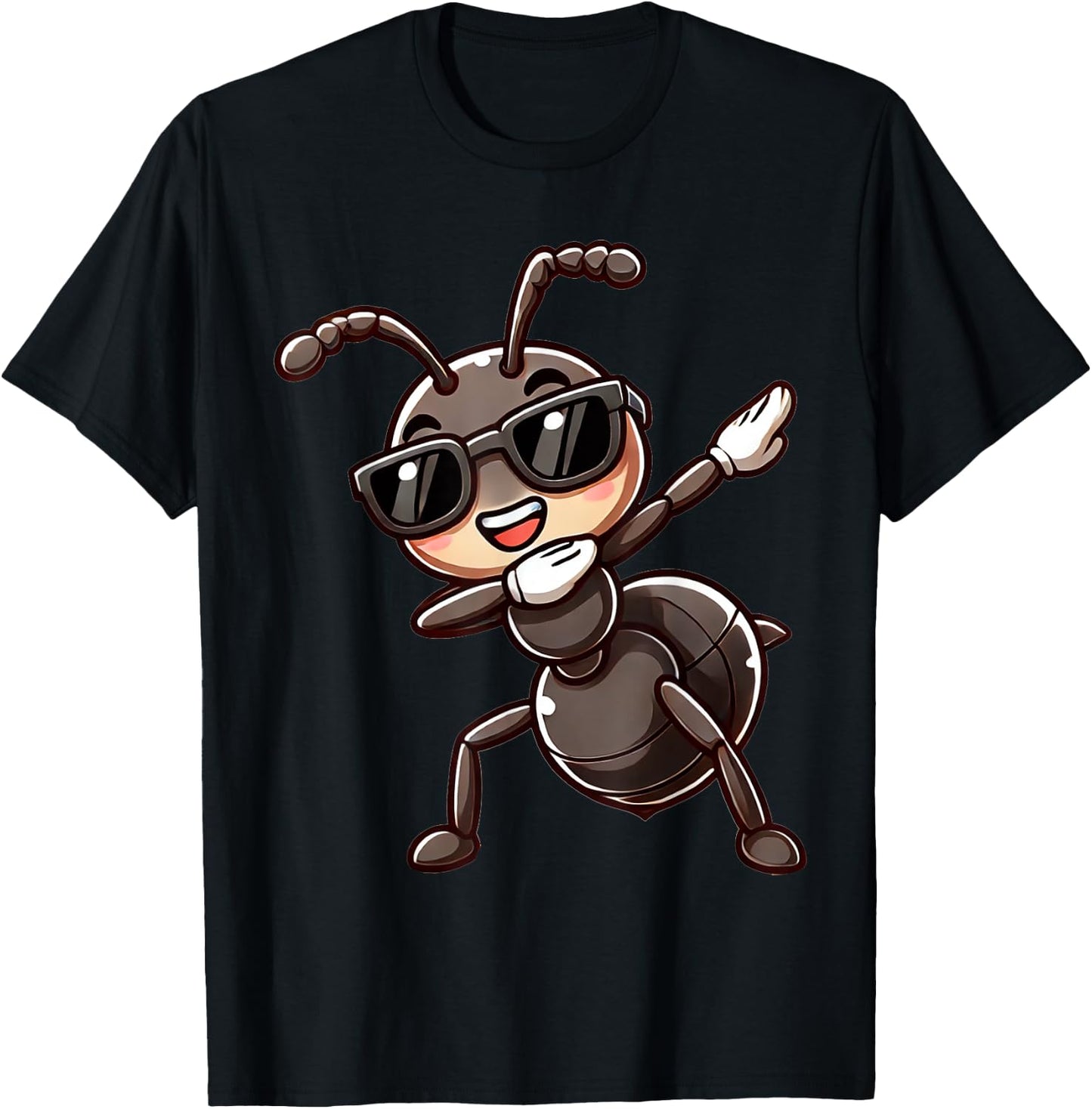 Dabbing Ant Funny Ant Gift with Dabben Ant , black T-Shirt - T-Shirt | Black