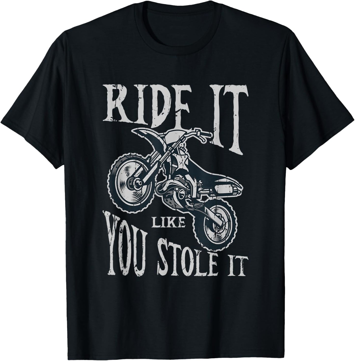 Ride it like you stole it - motorcycles T-Shirt - T-Shirt | Black
