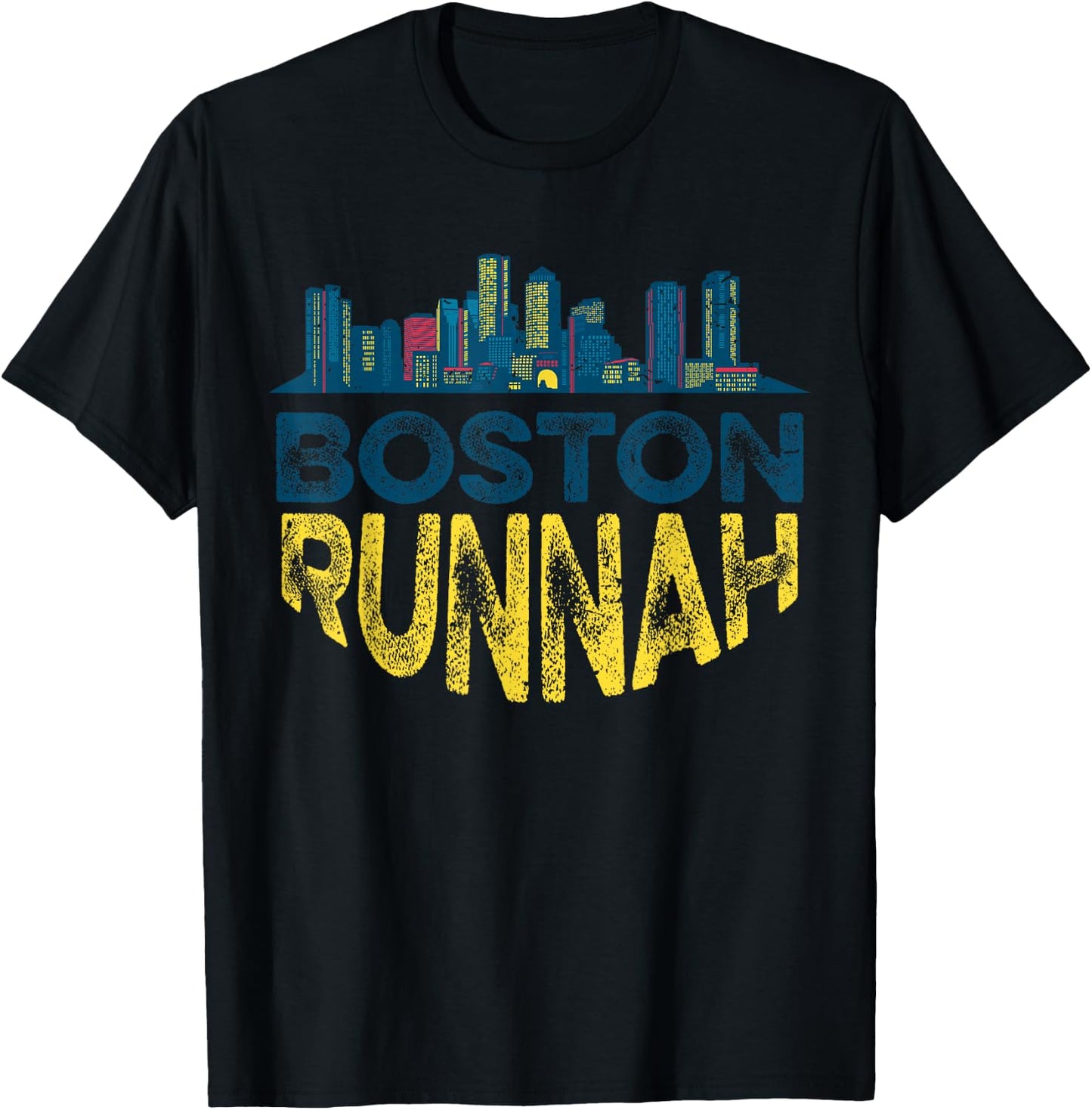 Boston Runnah Marathon Qualifier Runner Running T-Shirt - T-Shirt | Black