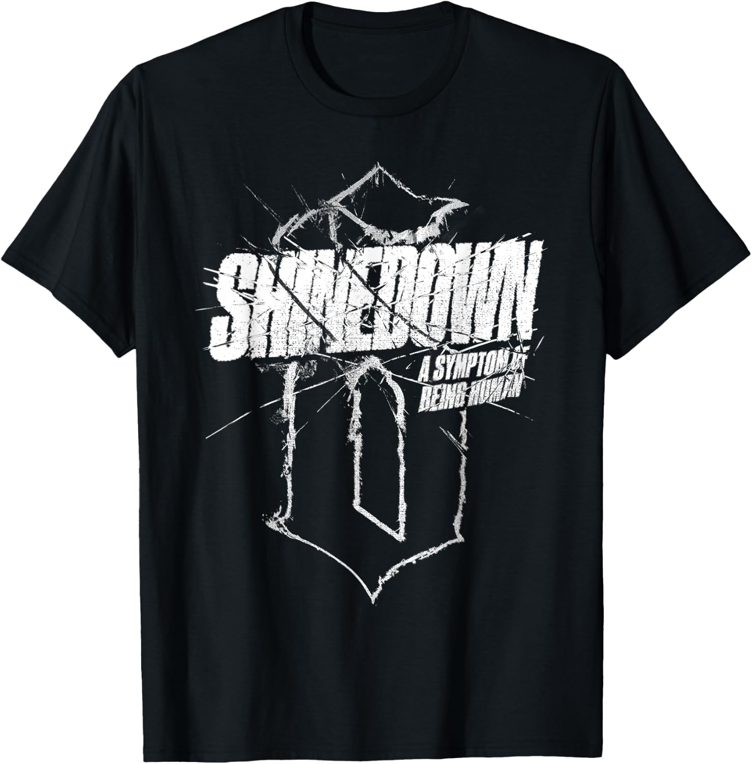 Shinedown Shattered Logo T-Shirt - T-Shirt | Black