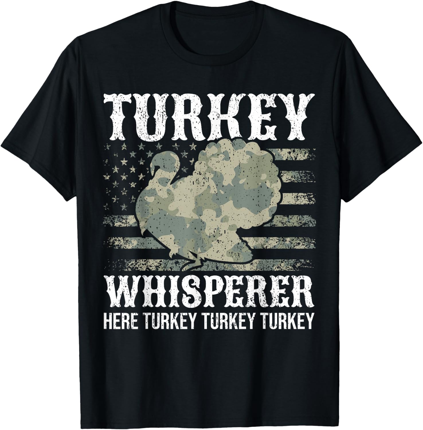 Turkey Hunting I Turkey Whisperer I Turkey Hunter T-Shirt - T-Shirt | Black