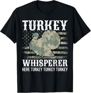 Turkey Hunting I Turkey Whisperer I Turkey Hunter T-Shirt - T-Shirt | Black