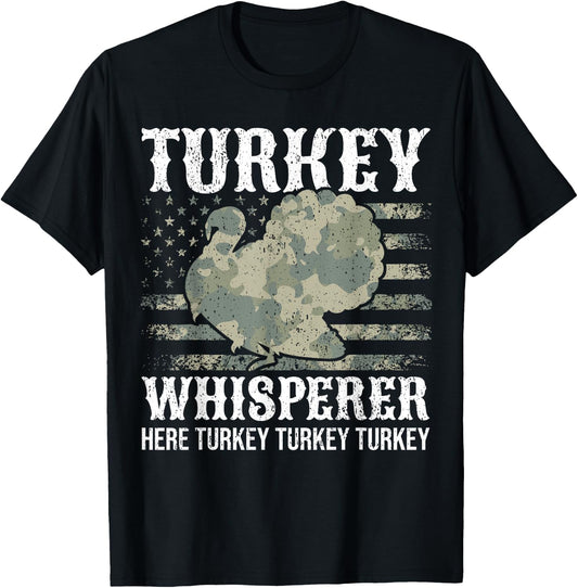 Turkey Hunting I Turkey Whisperer I Turkey Hunter T-Shirt - T-Shirt | Black
