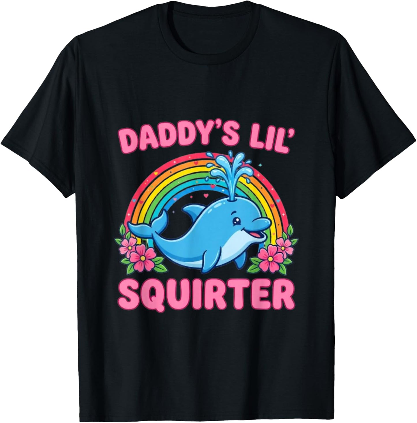 Daddy's Little Squirter T-Shirt - T-Shirt | Black
