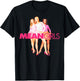 Mean Girls Classic Fit Round Neck - Regina, Karen, Gretchen Plastics Graphic Black T-Shirt - T-Shirt | Black