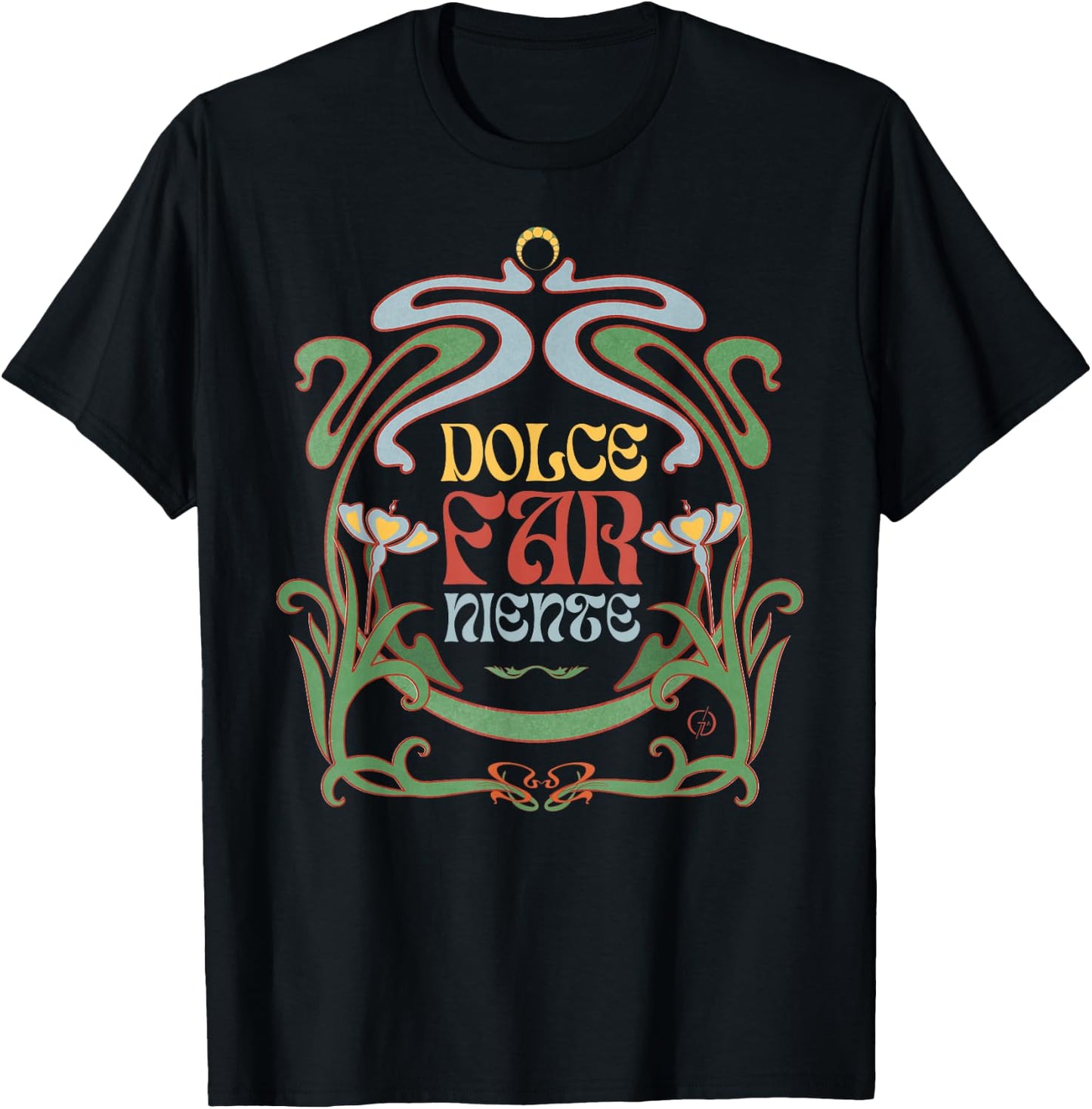 Dolce Far Niente #23 - Peaceful Vacation T-Shirt - T-Shirt | Black