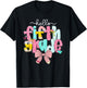 Preppy Hello 5th Grade Back to School Teacher Student Kids T-Shirt - T-Shirt | Black