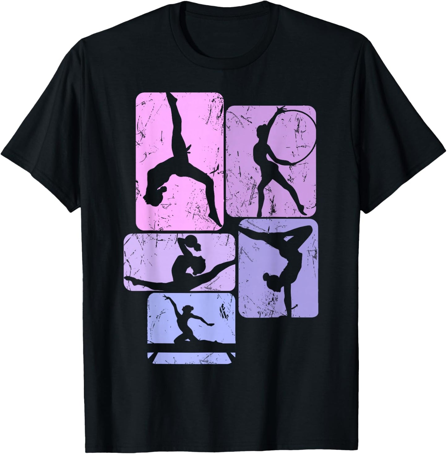 Turnerin Turnen Gymnastik Kinder Mädchen Damen T-Shirt - T-Shirt | Black