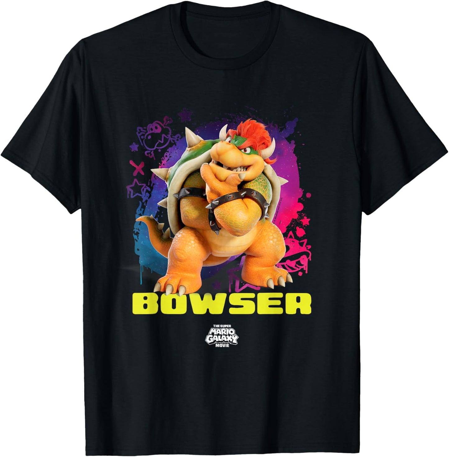 The Super Mario Galaxy Movie Cool Bowser T-Shirt - T-Shirt | Black