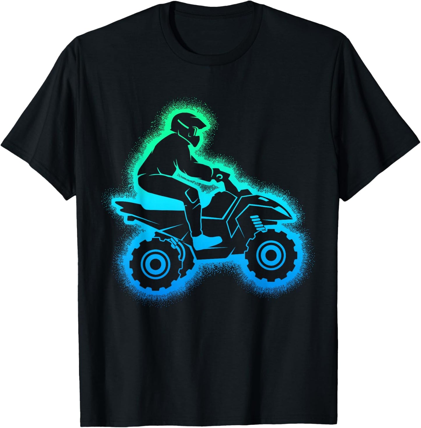 Quad Children's Men's Boys' , black T-Shirt - T-Shirt | Black
