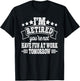 I'm Retired You're Not Retro Retirement Vintage Men T-Shirt - T-Shirt | Black