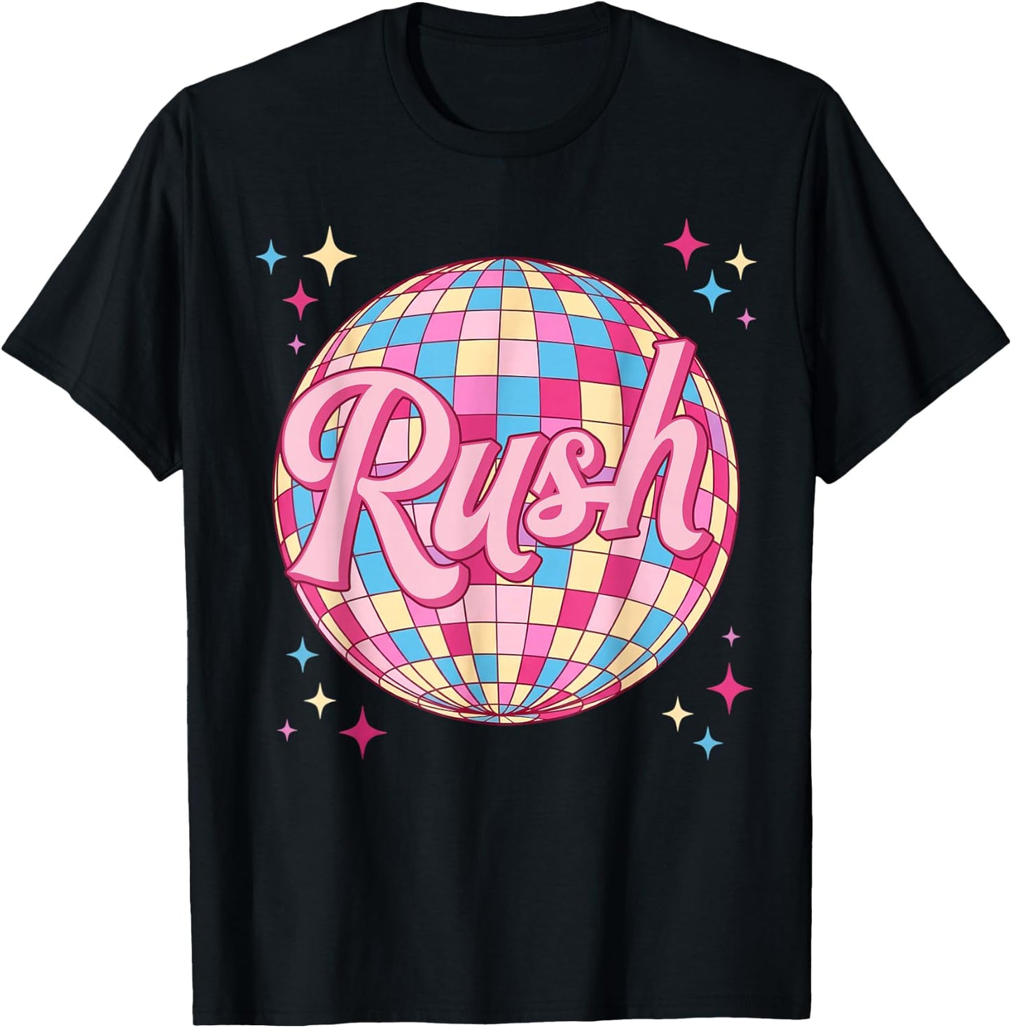 Funny Rush First Name Personalized Women Kids Meme T-Shirt - T-Shirt | Black