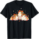 Guinea Pigs Tangled Up In Christmas Lights Guinea Pig Lover T-Shirt - T-Shirt | Black