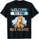 Welcome to the Nut House Squirrel T-Shirt - T-Shirt | Black