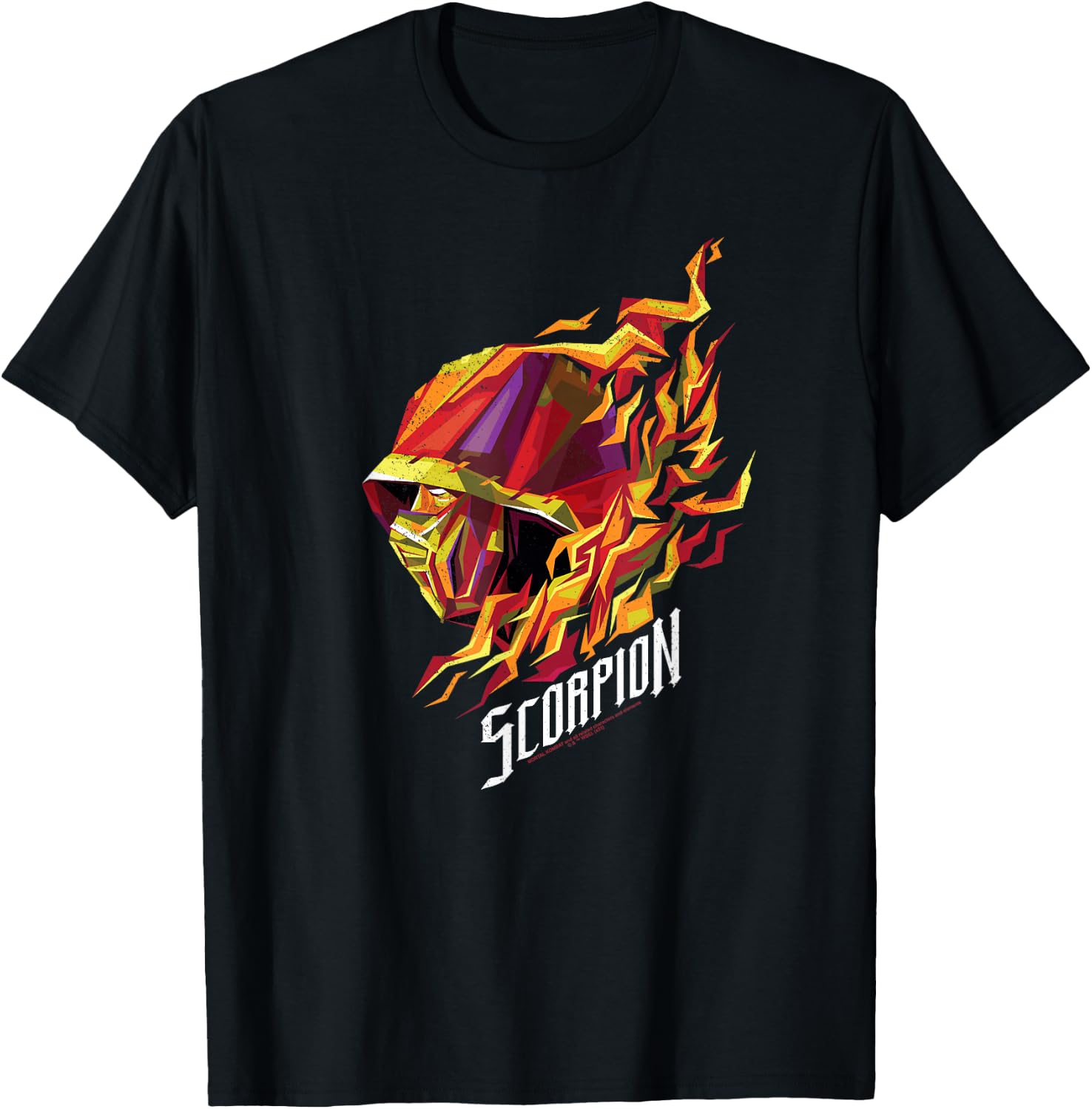 Mortal Kombat Movie The Scorpion T-Shirt - T-Shirt | Black