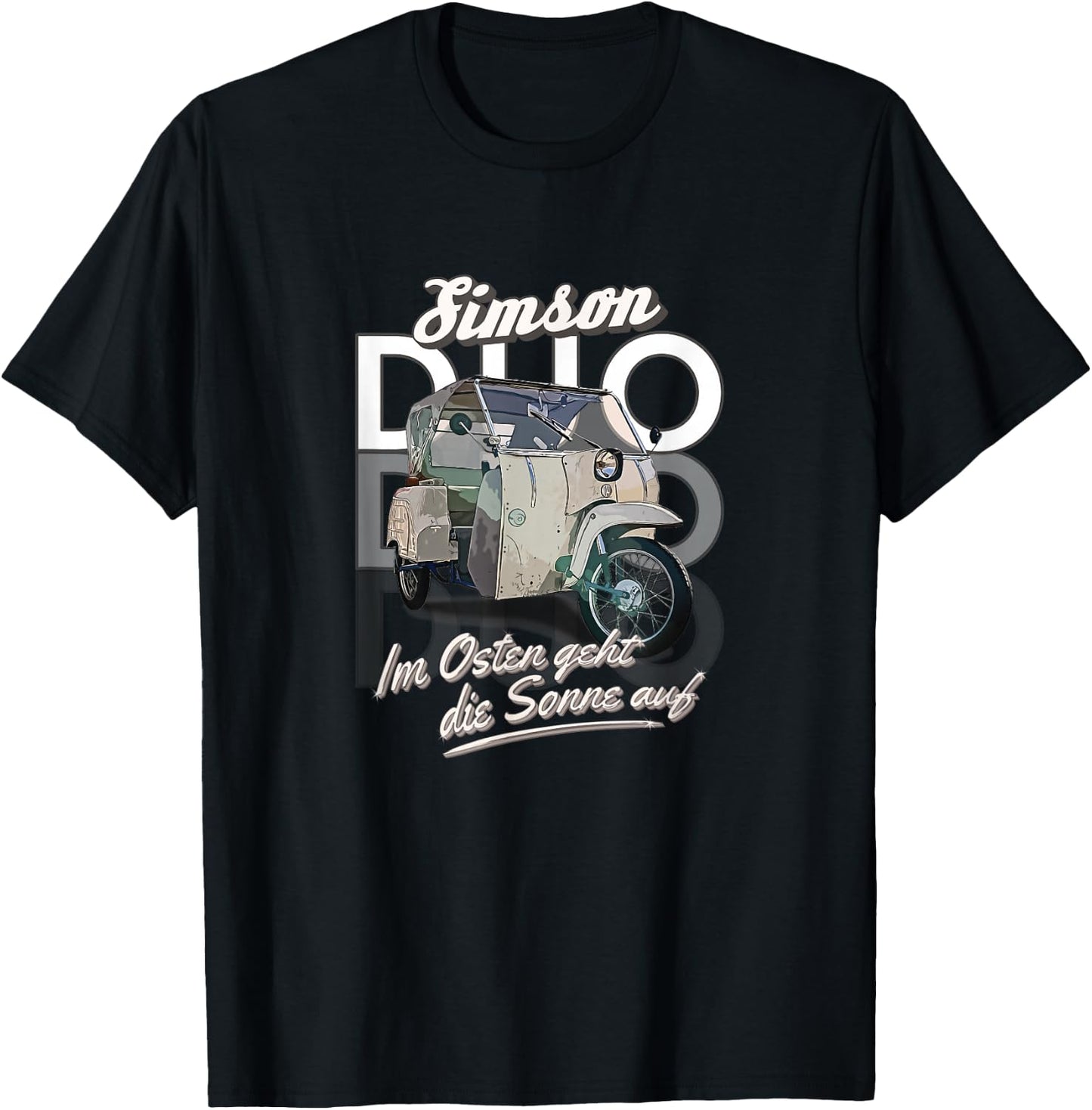 Simson Duo , black, s T-Shirt - T-Shirt | Black