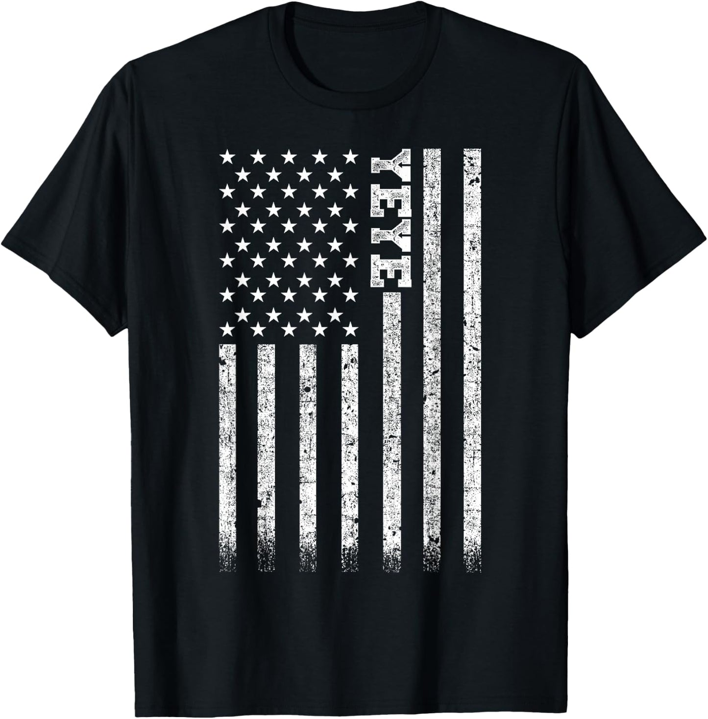 Yeye American Flag T-Shirt - T-Shirt | Black