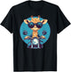 Cool Giraffe On Motorcycle With Sunglasses T-Shirt - T-Shirt | Black